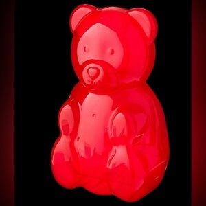 New 2026 Way To Celebrate Valentine's Day Plastic Red Gummy Bear Container 16"
